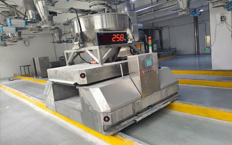 藥企配套的自動(dòng)化小車(chē)送料系統(tǒng)