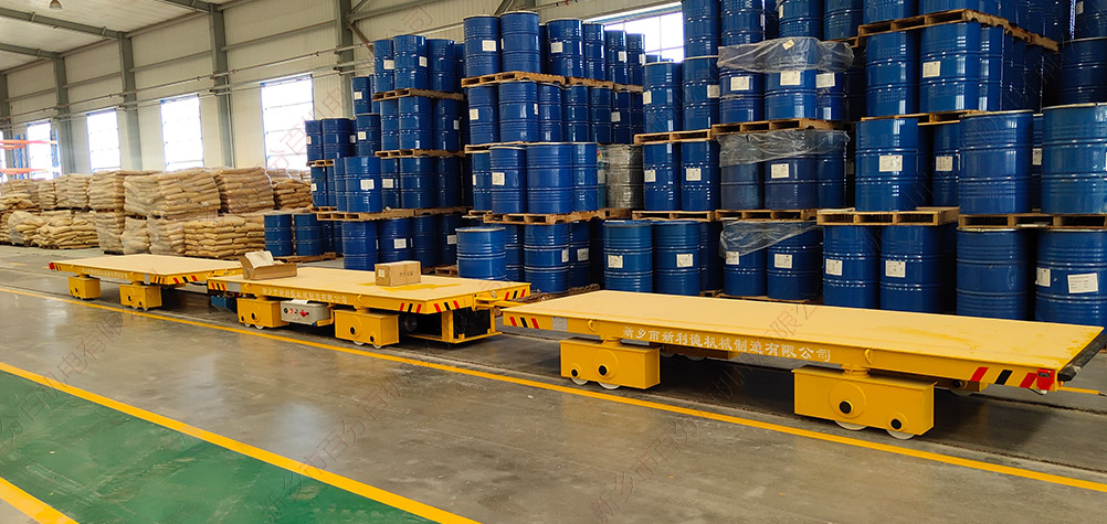 多臺軌道平車聯(lián)動實用案例